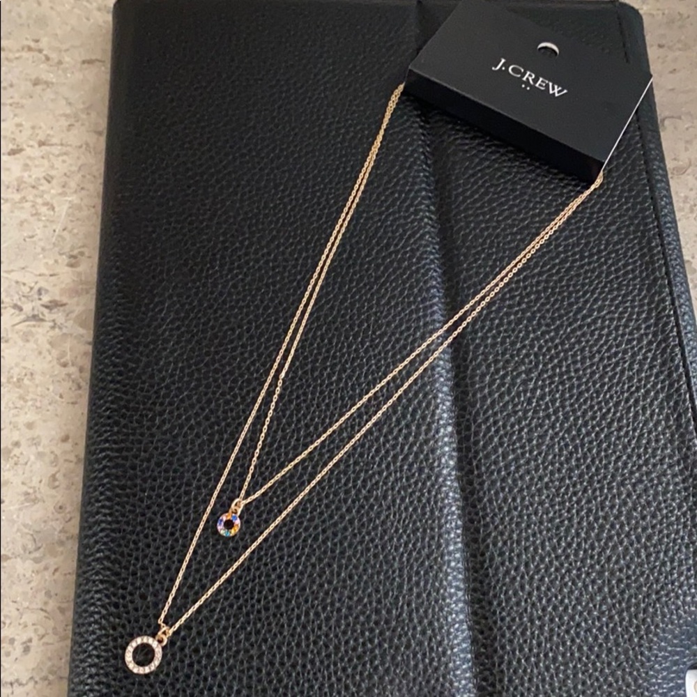 LAST ONE:  J. Crew circle layering necklace. - Picture 2 of 9